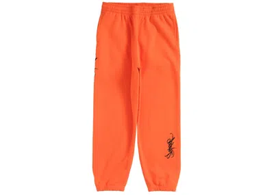 Pre-owned Supreme Men's  Tag Sweatpant In Bright Orange