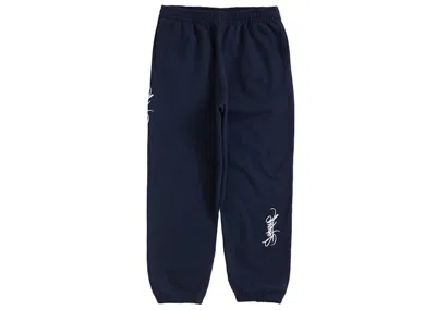 Pre-owned Supreme Men's  Tag Sweatpant In Navy Blue