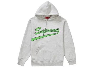 Pre-owned Supreme Men's  Tail Hooded Sweatshirt In Ash Grey In Gray