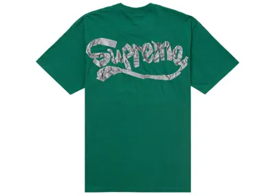 Pre-owned Supreme Men's  Tape Tee Shirt In Light Pine