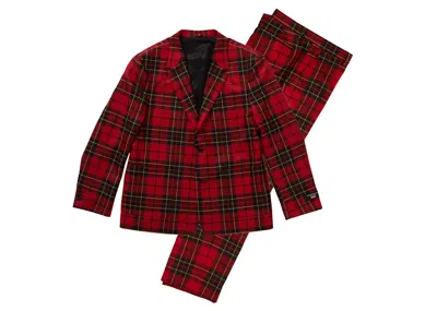 Pre-owned Supreme Men's  Tartan Wool Suit In Red