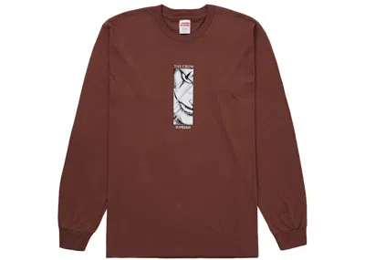Pre-owned Supreme Men's  The Crow Long Sleeve Tee Shirt In Brown