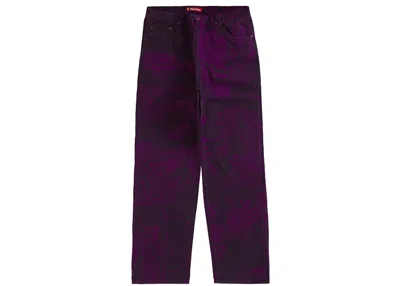 Pre-owned Supreme Men's  The Crow Regular Jean In Purple