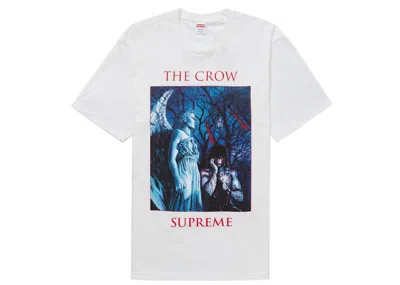Pre-owned Supreme Men's  The Crow Tee Shirt In White