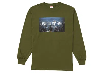 Pre-owned Supreme Men's  The Killer Long Sleeve Tee Shirt In Olive