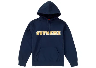 Pre-owned Supreme Men's  The Most Hooded Sweatshirt In Navy Blue