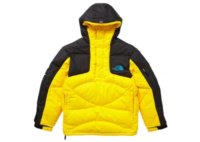 Pre-owned Supreme Men's  The North Face 800fill Half Zip Hooded Pullover In Yellow