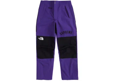 Pre-owned Supreme Men's  The North Face Arc Logo Mountain Pant In Purple