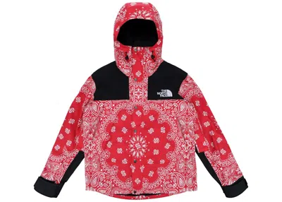 Pre-owned Supreme Men's  The North Face Bandana Mountain Jacket In Red