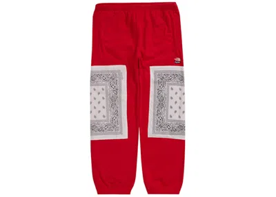 Pre-owned Supreme Men's  The North Face Bandana Sweatpant In Red