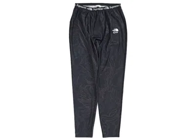 Pre-owned Supreme Men's  The North Face Base Layer Pant In Black Dragon