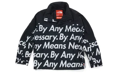 Pre-owned Supreme Men's  The North Face By Any Means Mountain Jacket In Black
