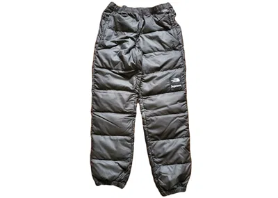 Pre-owned Supreme Men's  The North Face Leaves Nuptse Sweatpants In Black