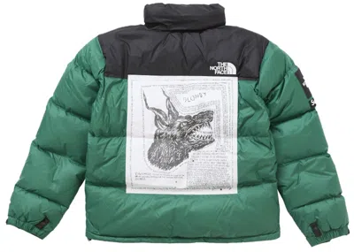 Pre-owned Supreme Men's  The North Face Nuptse Jacket In Green