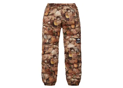 Pre-owned Supreme Men's  The North Face Nuptse Pant In Leaves
