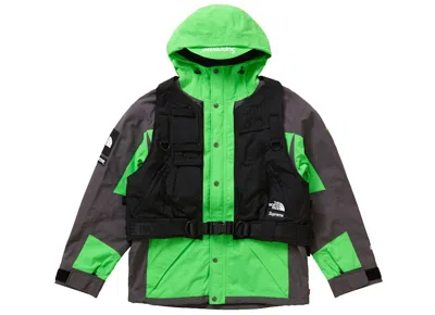 Pre-owned Supreme Men's  The North Face Rtg Jacket + Vest In Bright Green