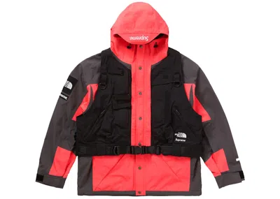Pre-owned Supreme Men's  The North Face Rtg Jacket + Vest In Bright Red