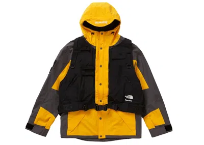 Pre-owned Supreme Men's  The North Face Rtg Jacket + Vest In Gold