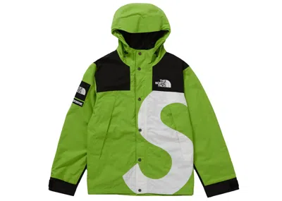 Pre-owned Supreme Men's  The North Face S Logo Mountain Jacket In Lime