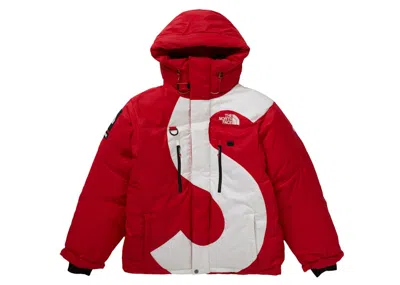 Pre-owned Supreme Men's  The North Face S Logo Summit Series Himalayan Parka Jacket In Red