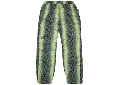 Pre-owned Supreme Men's  The North Face Snakeskin Taped Seam Pant In Green