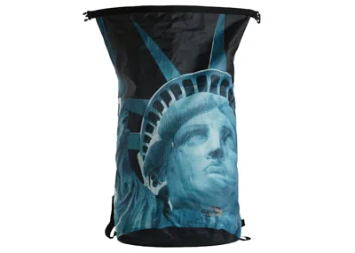 Pre-owned Supreme Men's  The North Face Statue Of Liberty Waterproof Backpack In Black