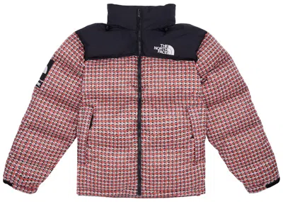 Pre-owned Supreme Men's  The North Face Studded Nuptse Jacket In Red