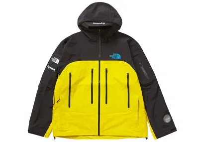 Pre-owned Supreme Men's  The North Face Taped Seam Shell Jacket In Yellow