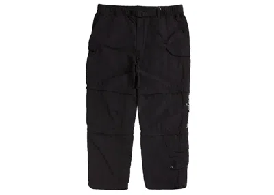 Pre-owned Supreme Men's  The North Face Trekking Zipoff Belted Pant In Black