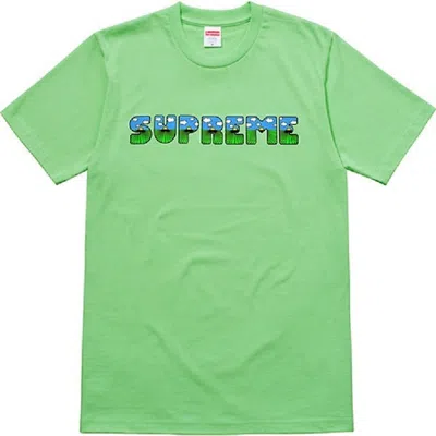 Pre-owned Supreme Men's  The Shit Tee Shirt In Mint In Green