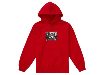 Pre-owned Supreme Men's  The Velvet Underground Hooded Sweatshirt In Red