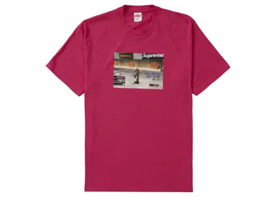 Pre-owned Supreme Men's  Thrasher Game Tee Shirt In Pink