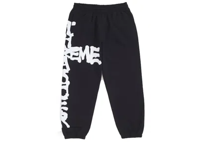Pre-owned Supreme Men's  Thrasher Sweatpant In Black