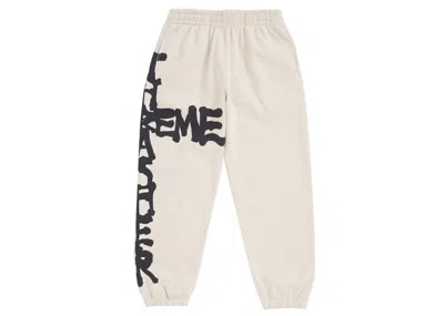 Pre-owned Supreme Men's  Thrasher Sweatpant In Stone