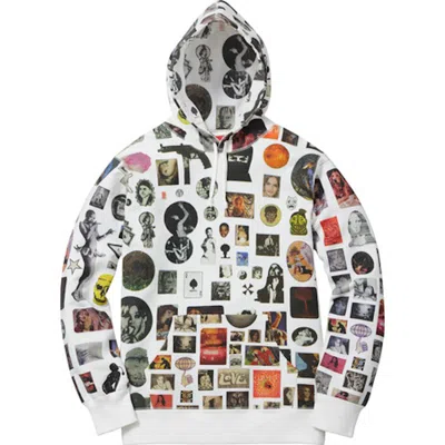 Pre-owned Supreme Men's  Thrills Hooded Sweatshirt In White
