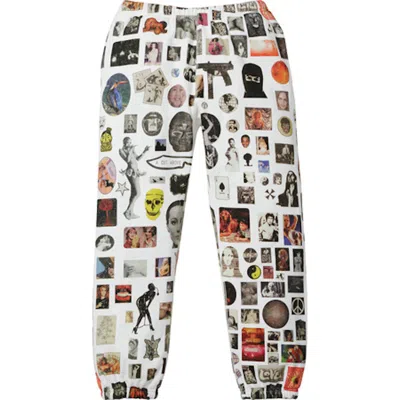 Pre-owned Supreme Men's  Thrills Sweatpants In White