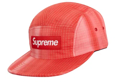 Pre-owned Supreme Men's  Tie Dye Ripstop Camp Cap In Red