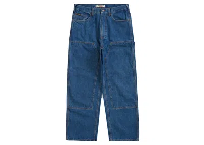 Pre-owned Supreme Men's  Timberland Double Knee Painter Pant In Denim