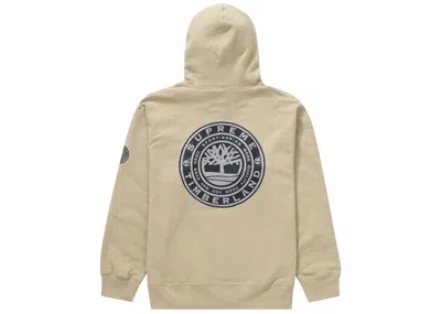 Pre-owned Supreme Men's  Timberland Hooded Sweatshirt In Taupe