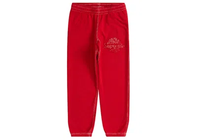 Pre-owned Supreme Men's  Timberland Sweatpant In Red