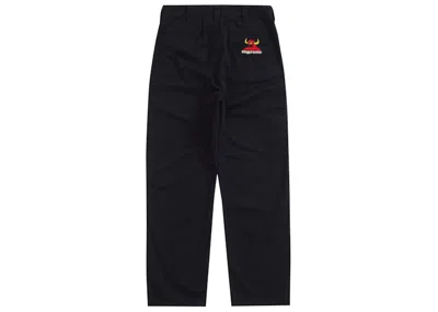 Pre-owned Supreme Men's  Toy Machine Work Pant In Black