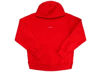 Pre-owned Supreme Men's  Trademark Hooded Sweatshirt In Red