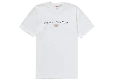Pre-owned Supreme Men's  Tradition Tee Shirt In White
