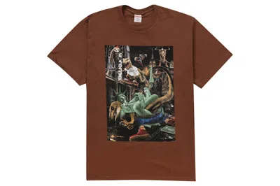 Pre-owned Supreme Men's  Trex Tee Shirt In Brown
