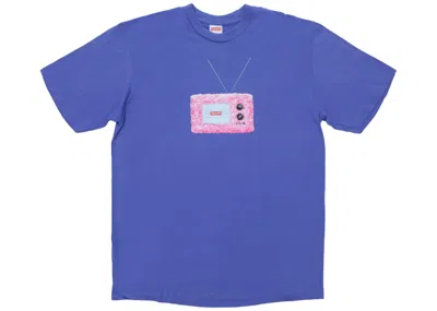 Pre-owned Supreme Men's  Tv Tee Shirt In Light Purple