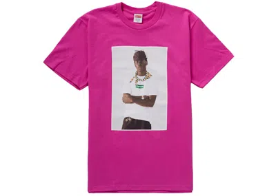 Pre-owned Supreme Men's  Tyler The Creator Tee Shirt In Magenta