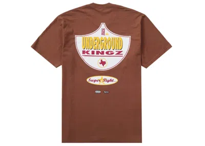Pre-owned Supreme Men's  Ugk Super Tight Tee Shirt In Brown