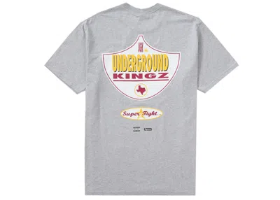 Pre-owned Supreme Men's  Ugk Super Tight Tee Shirt In Heather Grey