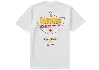 Pre-owned Supreme Men's  Ugk Super Tight Tee Shirt In White