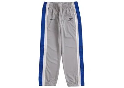 Pre-owned Supreme Men's  Umbro Breakaway Track Pant In Light Grey